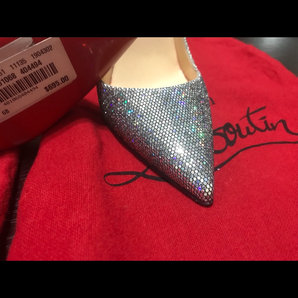 Christian louboutin disco ball limited red bottoms - Picture 3 of 8